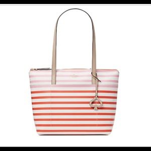 Patrice Tropical Stripe Tote - BRAND NEW